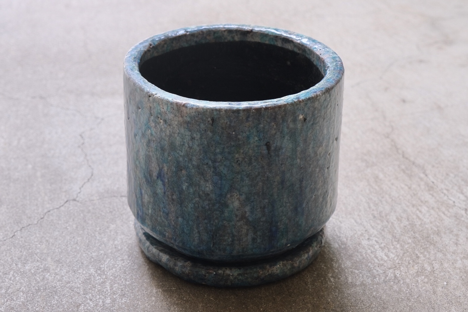 福岡彩子　花器　花瓶　slate small vase